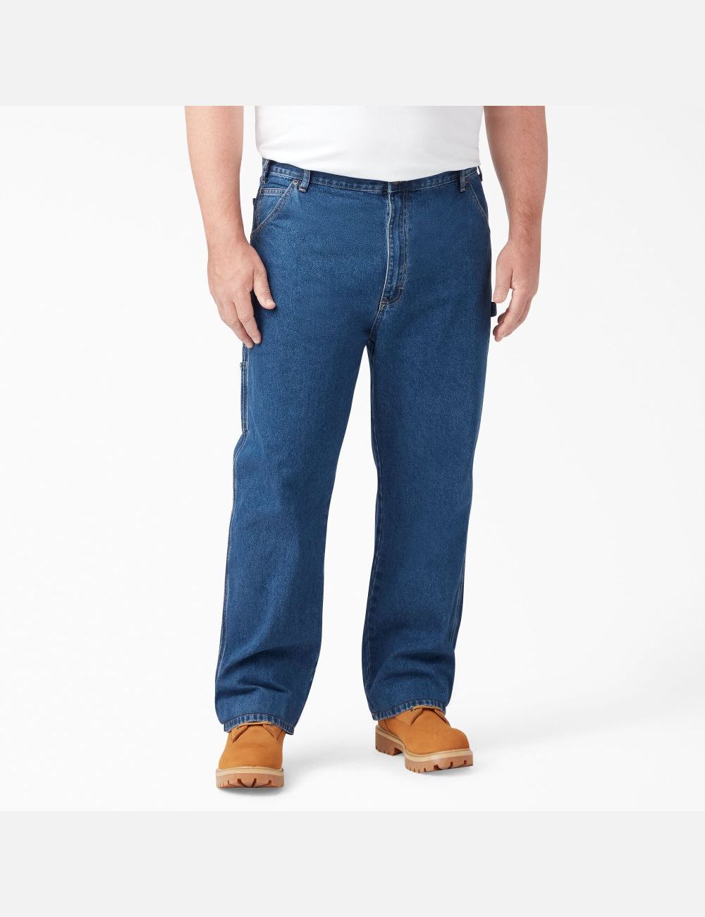 Jeans Dickies Relaxed Fit Carpenter Denim Hombre Indigo Azules | 3201879-IJ