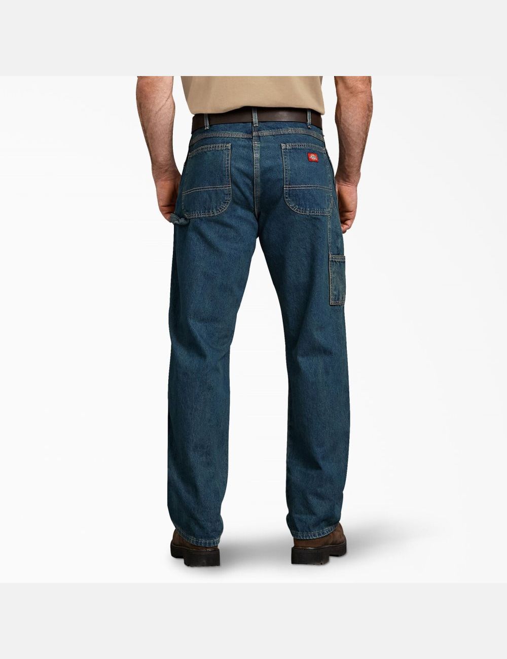 Jeans Dickies Relaxed Fit Carpenter Denim Hombre Kaki | 7469328-DH