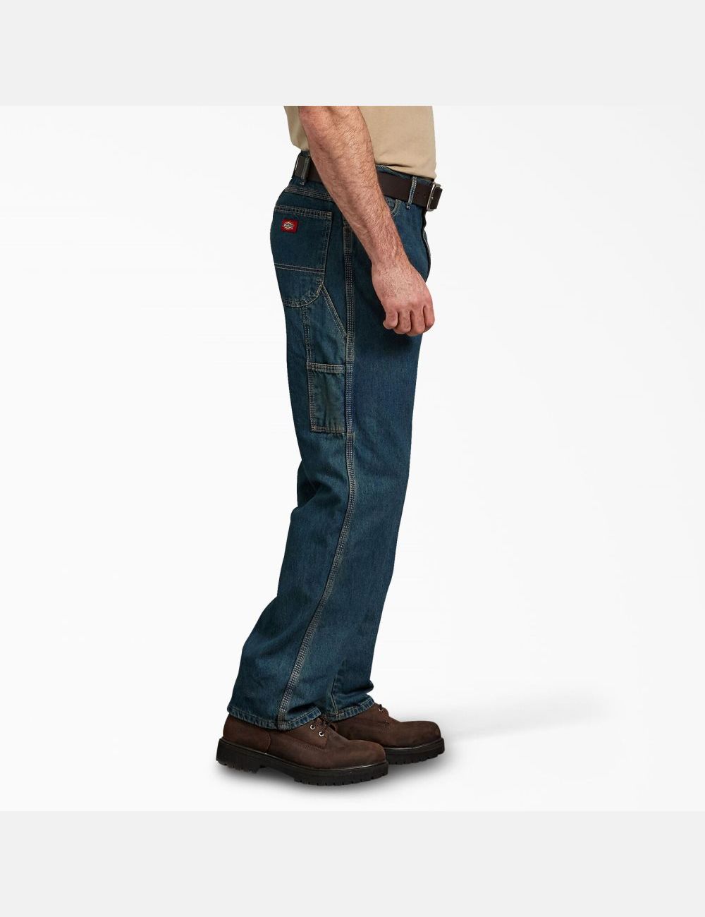 Jeans Dickies Relaxed Fit Carpenter Denim Hombre Kaki | 7469328-DH