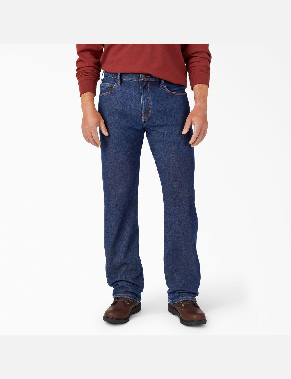 Jeans Dickies Warming Denim 5-Pocket Hombre Indigo | 4025817-RY