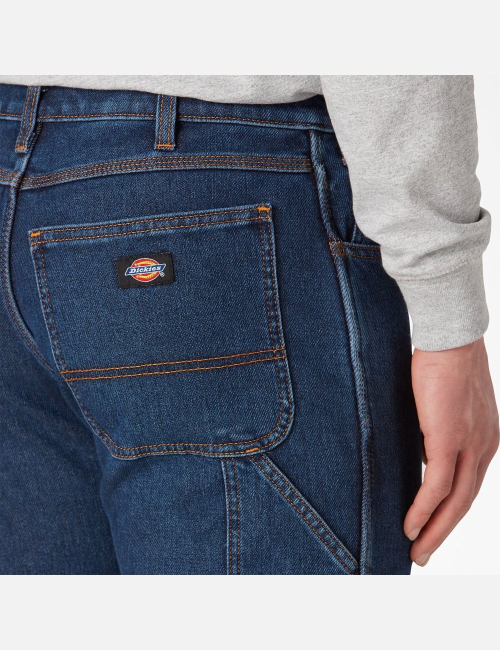 Jeans Dickies Warming Denim Carpenter Hombre Indigo | 3852697-XH