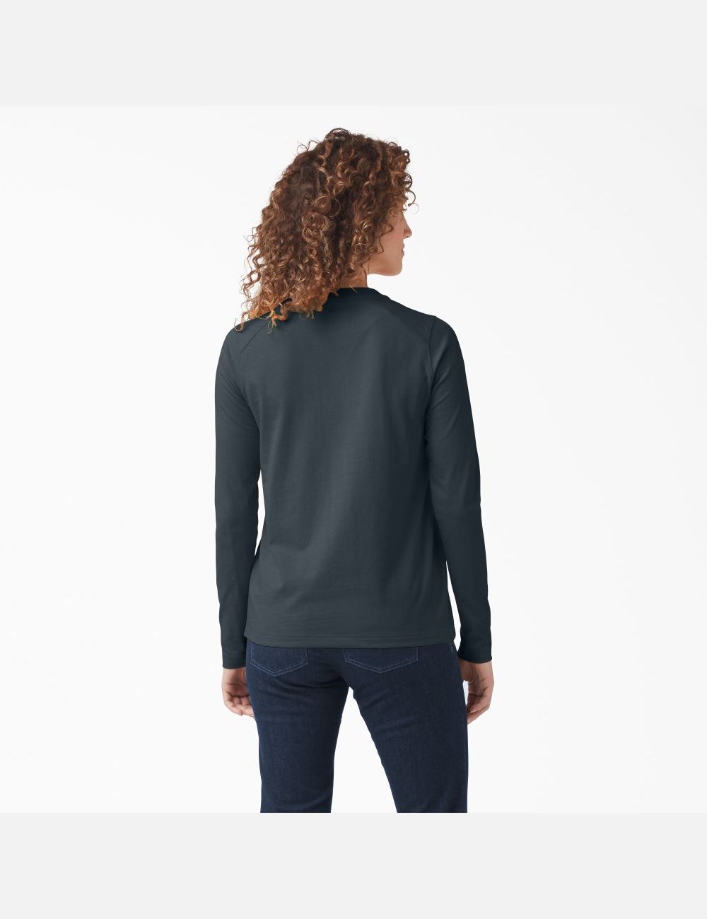 Long Sleeve Dickies Heavyweight Henley Mujer Multicolor | 7158036-ST