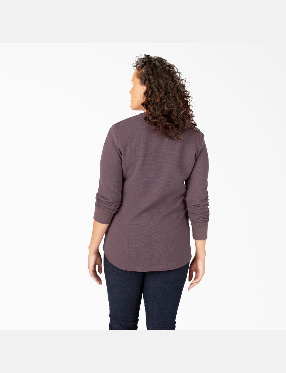 Long Sleeve Dickies Plus Thermal Shirt Mujer Moradas | 1473962-VR