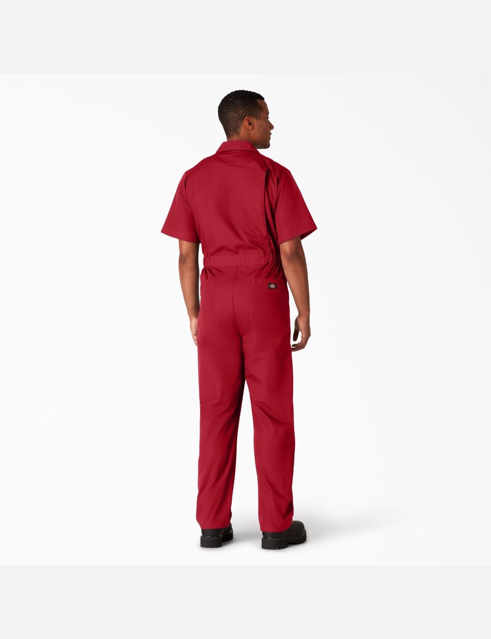 Monos Dickies Corta Sleeve Hombre Rojas | 8194320-XN