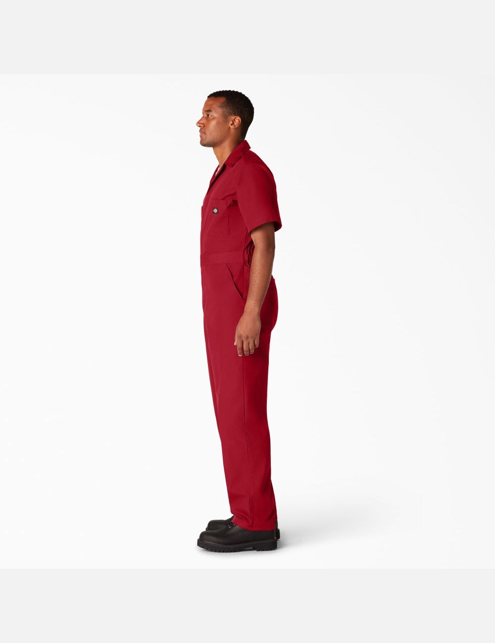 Monos Dickies Corta Sleeve Hombre Rojas | 8194320-XN