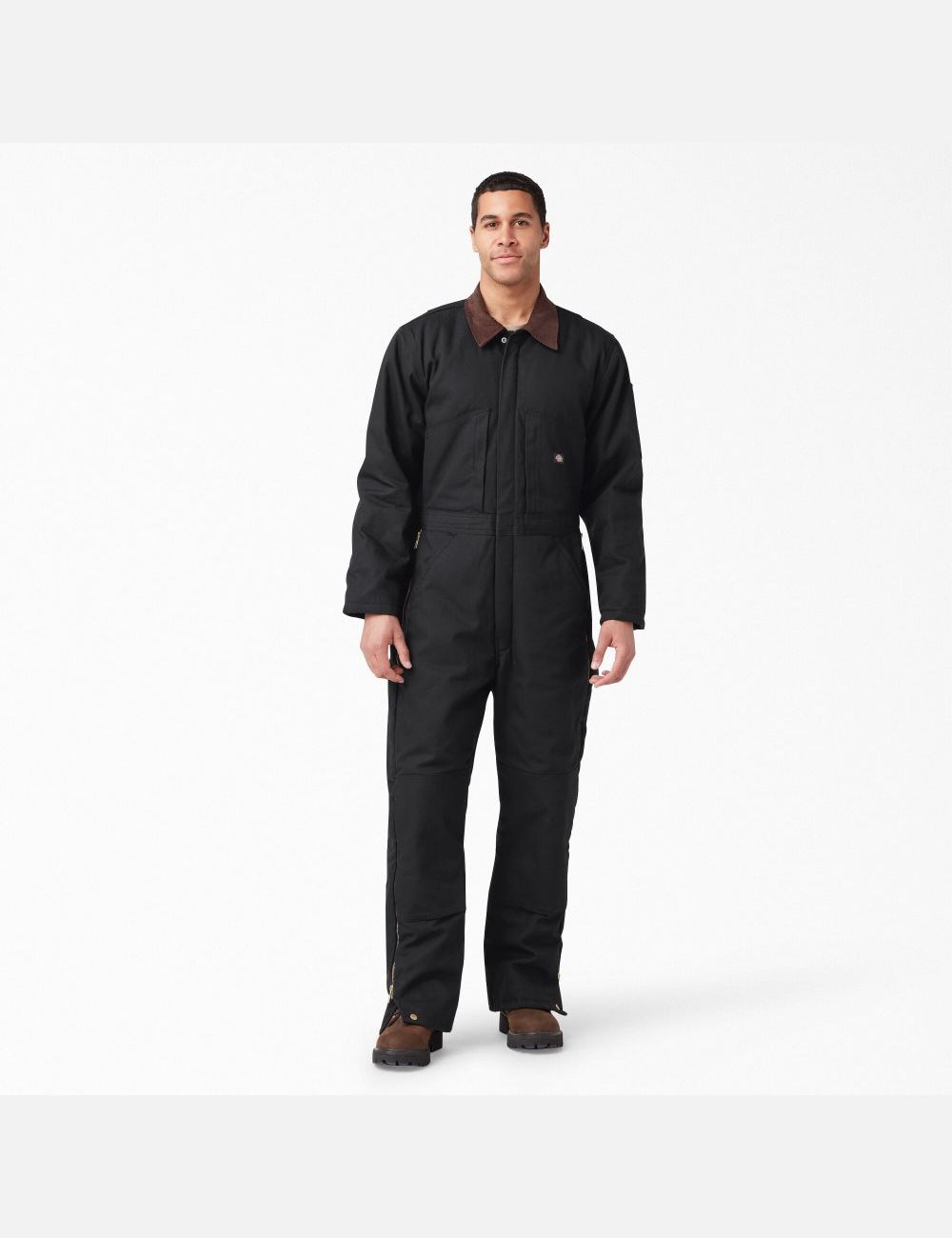 Monos Dickies Duck Insulated Hombre Negras | 8031756-WA