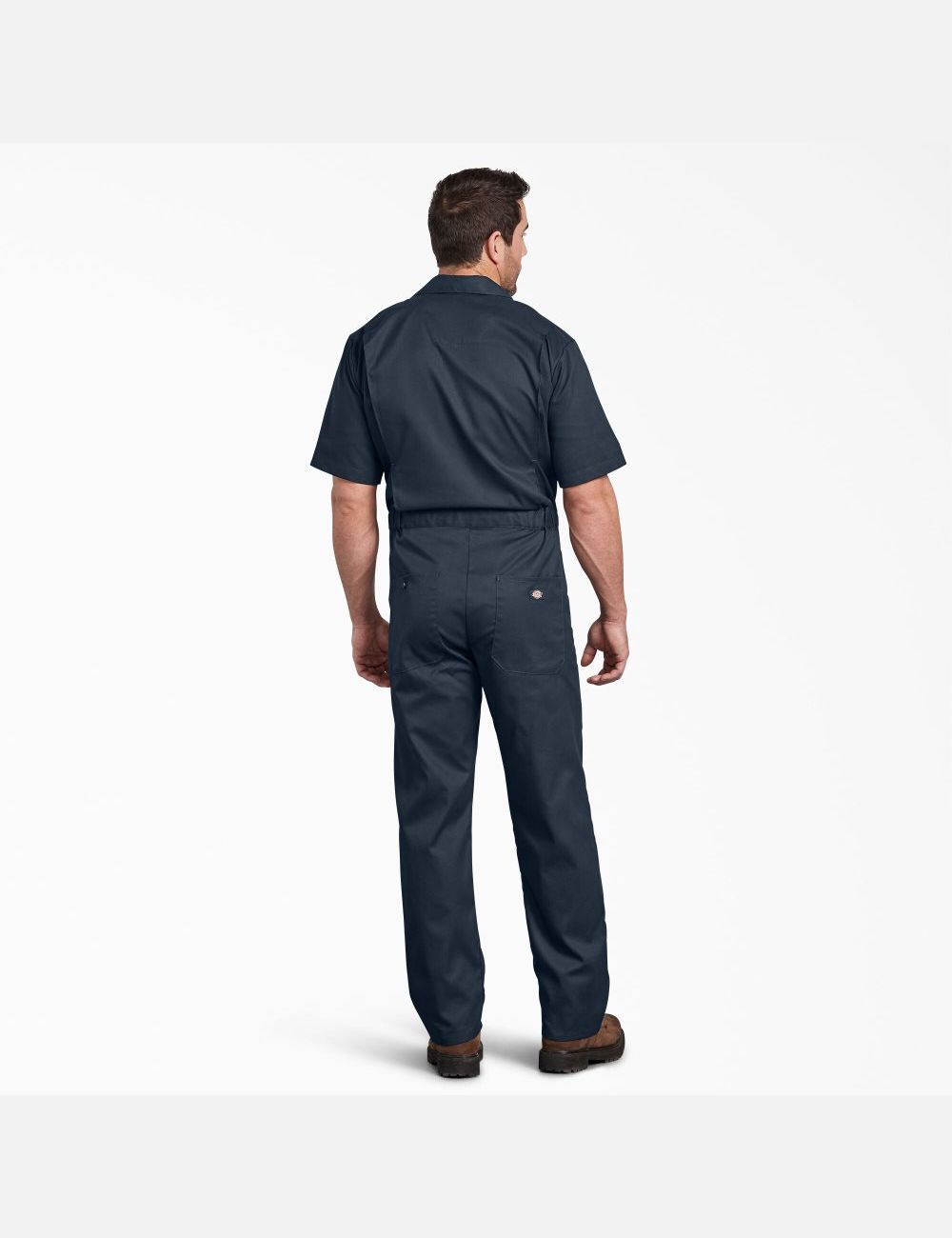 Monos Dickies FLEX Corta Sleeve Hombre Azul Marino | 9438612-GQ