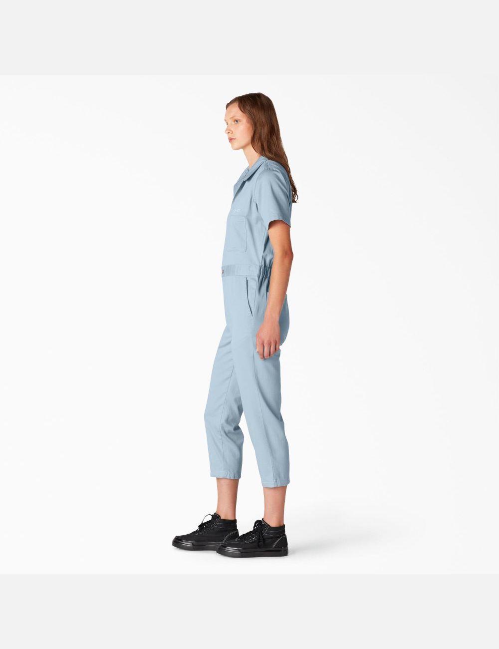 Monos Dickies Reworked Cropped Mujer Azules | 7953168-TL