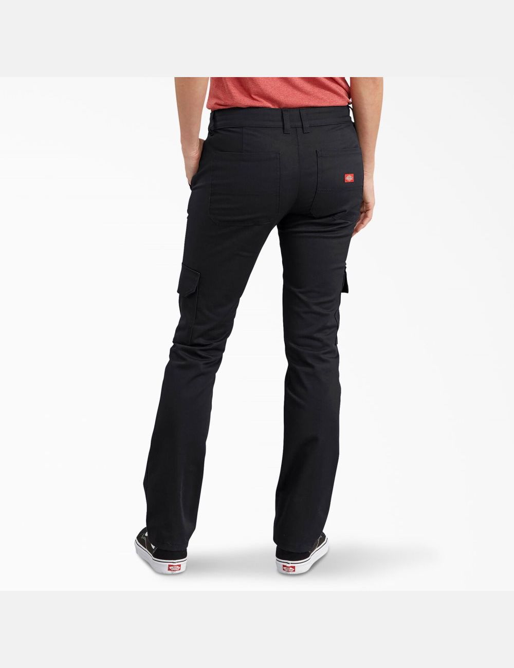 Pantalones Casuales Dickies Relaxed Fit Cargo Mujer Negras | 9716248-ER