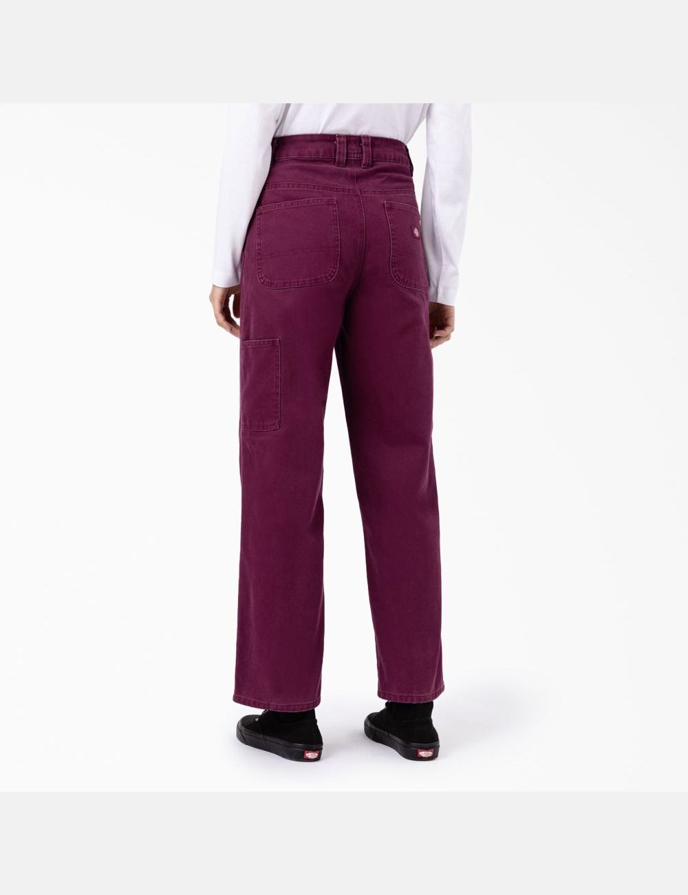 Pantalones Casuales Dickies Stonewashed Duck Utility Mujer Moradas Burdeos | 3058174-LD