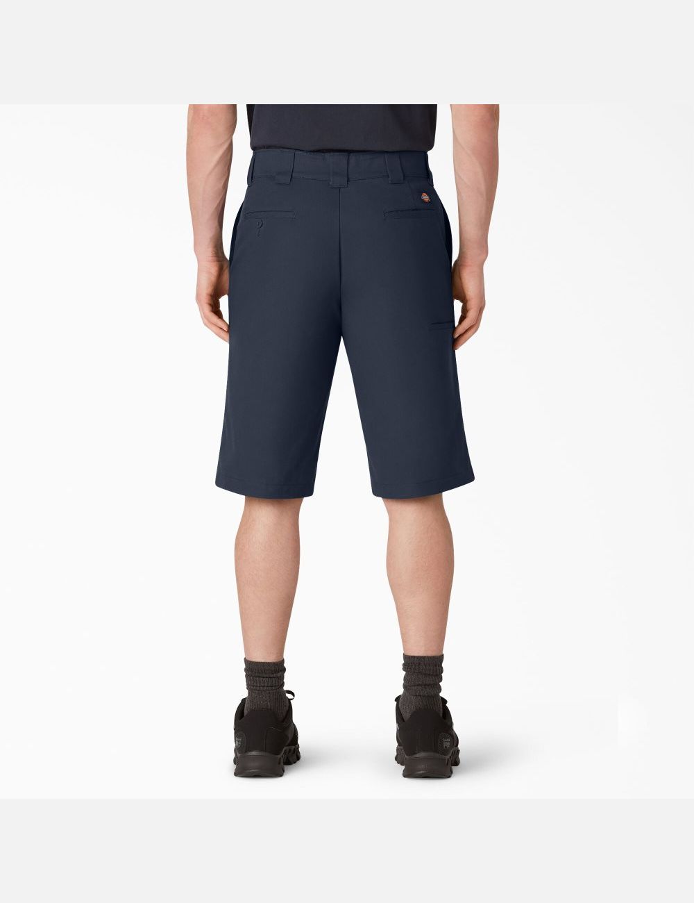 Pantalones Cortos Dickies Cooling Active Cintura Planos Front Hombre Azul Marino | 2085164-YF