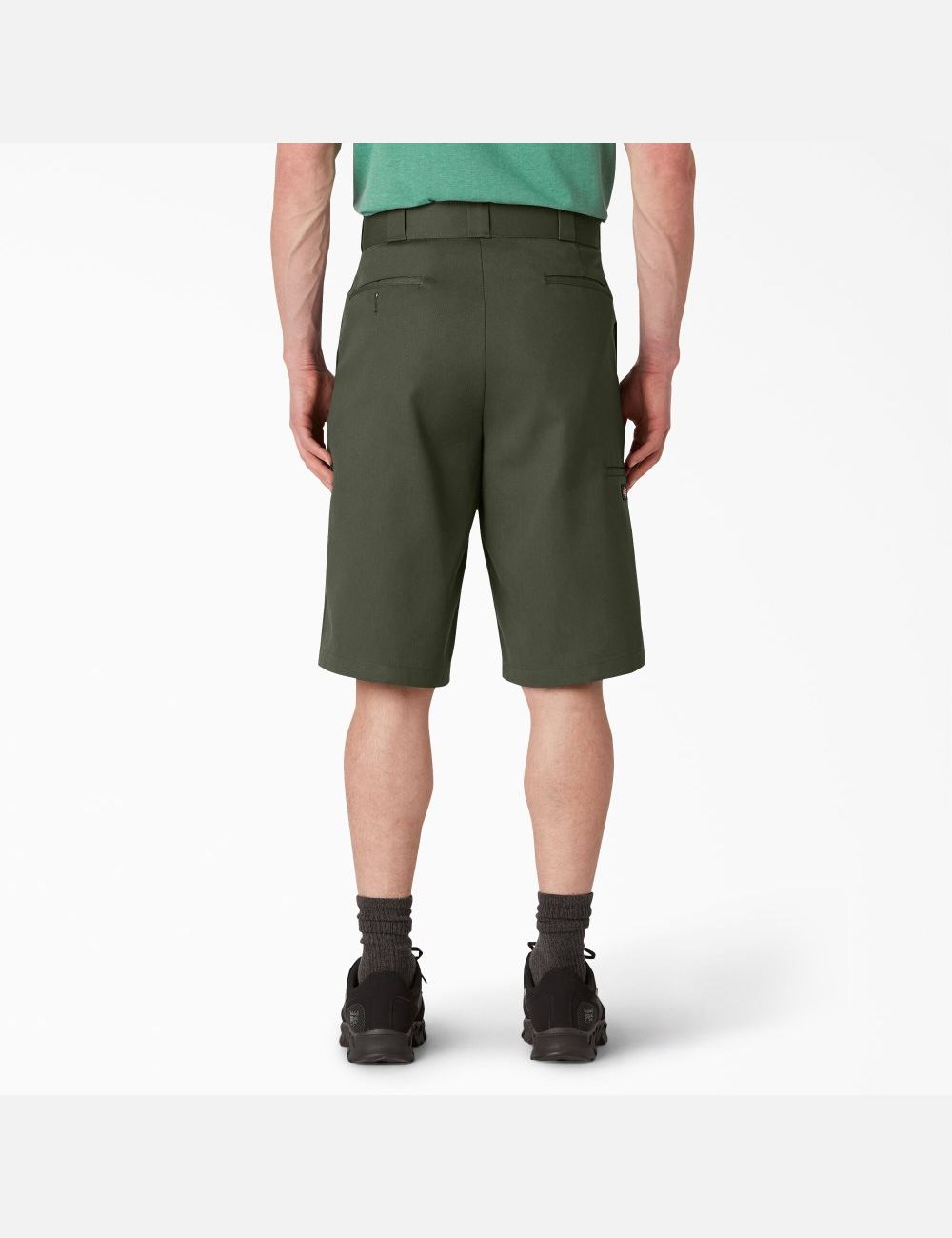 Pantalones Cortos Dickies Loose Fit Planos Front Hombre Verde Oliva Verde | 8493127-RA