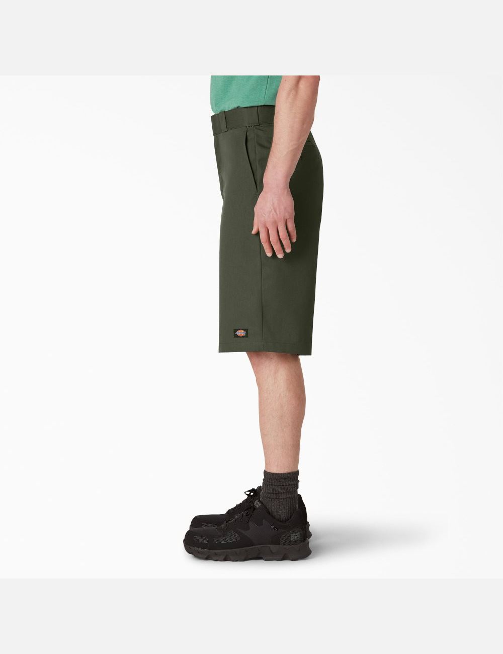 Pantalones Cortos Dickies Loose Fit Planos Front Hombre Verde Oliva Verde | 8493127-RA