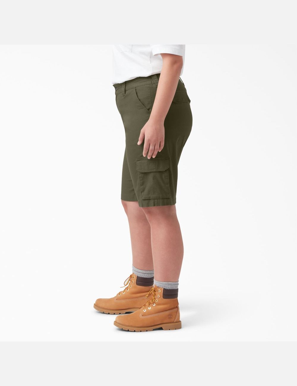 Pantalones Cortos Dickies Plus Ripstop Cargo Mujer Verde | 8697413-GD