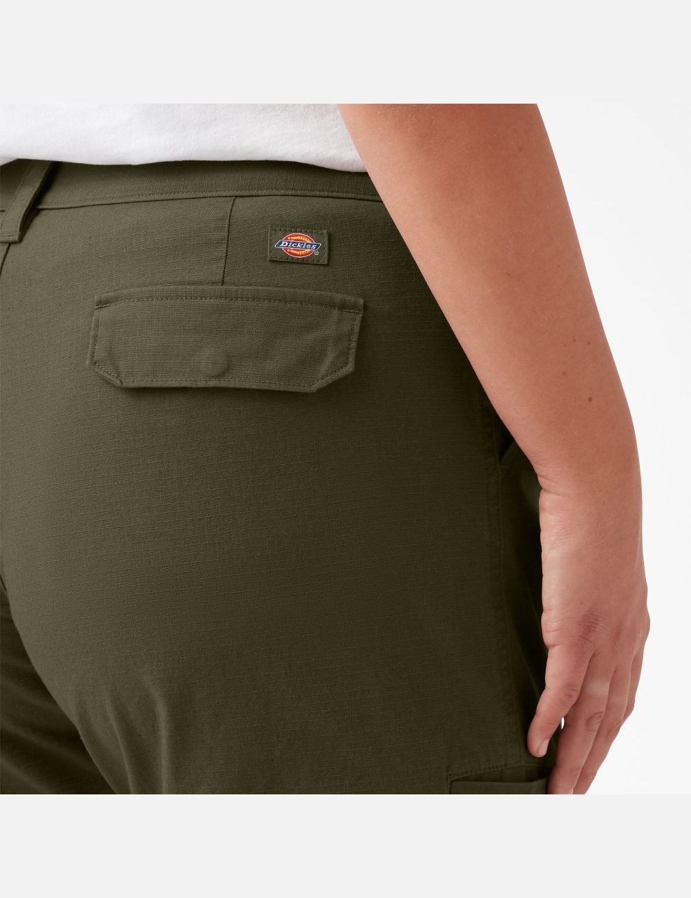 Pantalones Cortos Dickies Plus Ripstop Cargo Mujer Verde | 8697413-GD