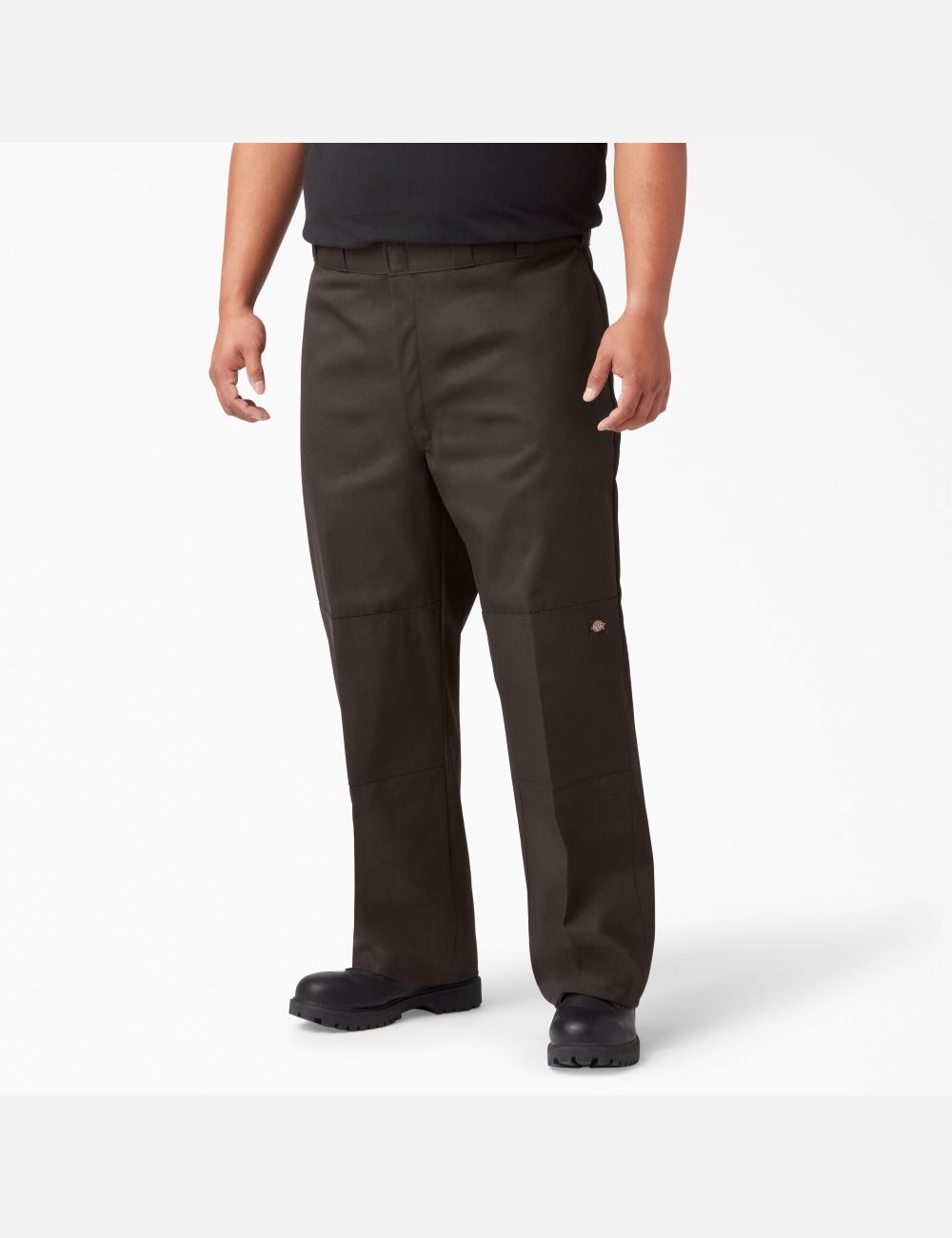 Pantalones De Doble Rodilla Dickies Loose Fit Hombre Marrones Oscuro | 0971634-SE