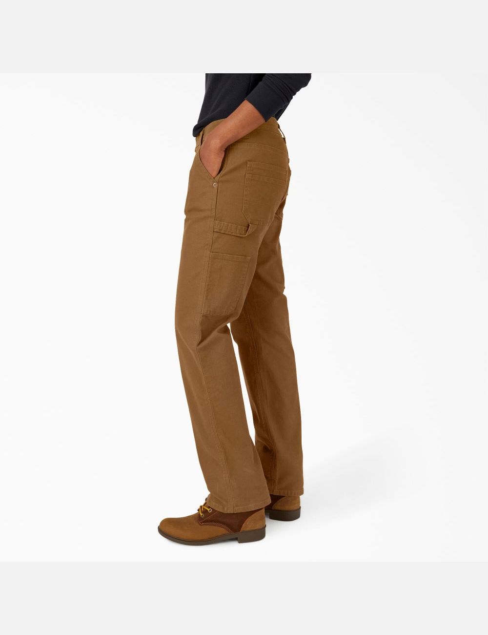 Pantalones De Trabajo Dickies Duck Carpenter Mujer Marrones | 1065473-IJ