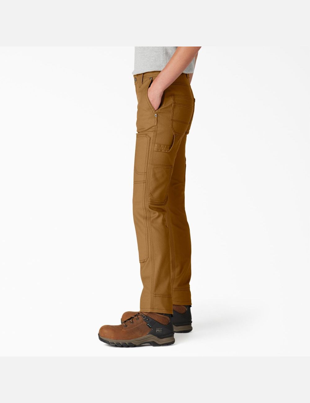 Pantalones De Trabajo Dickies DuraTech Renegade Mujer Marrones | 1024658-HN