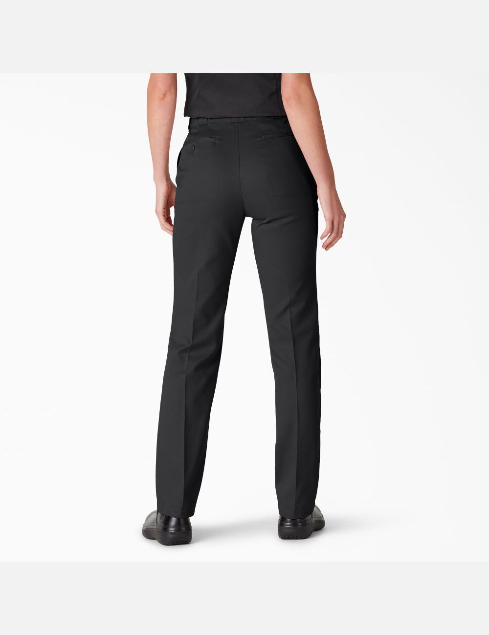 Pantalones De Trabajo Dickies FLEX Mujer Negras | 1305864-SK