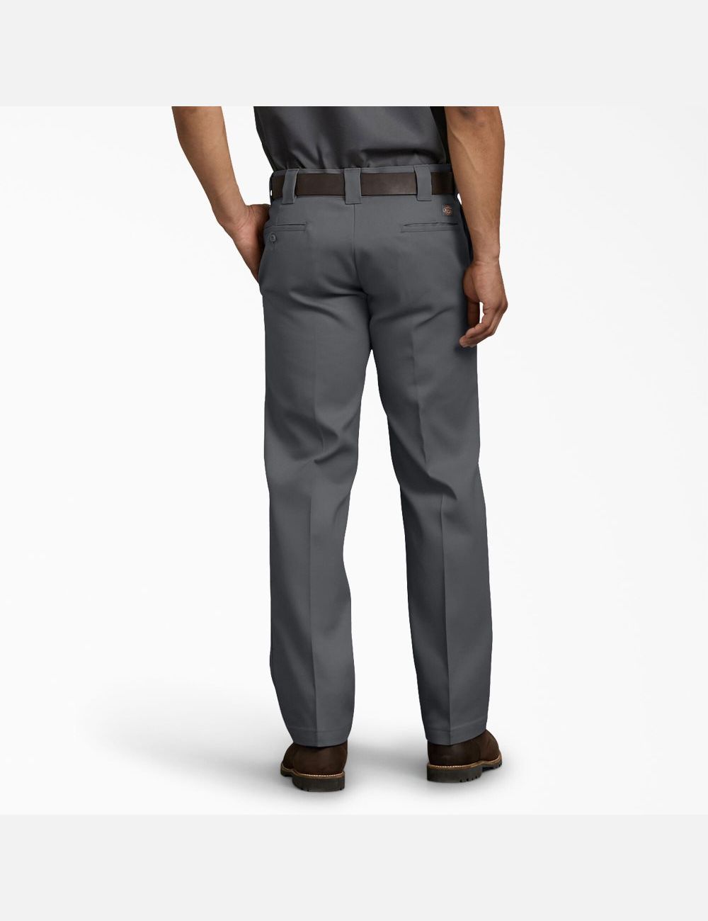 Pantalones De Trabajo Dickies FLEX Slim Fit Directo Leg Hombre Gris | 1843607-AG