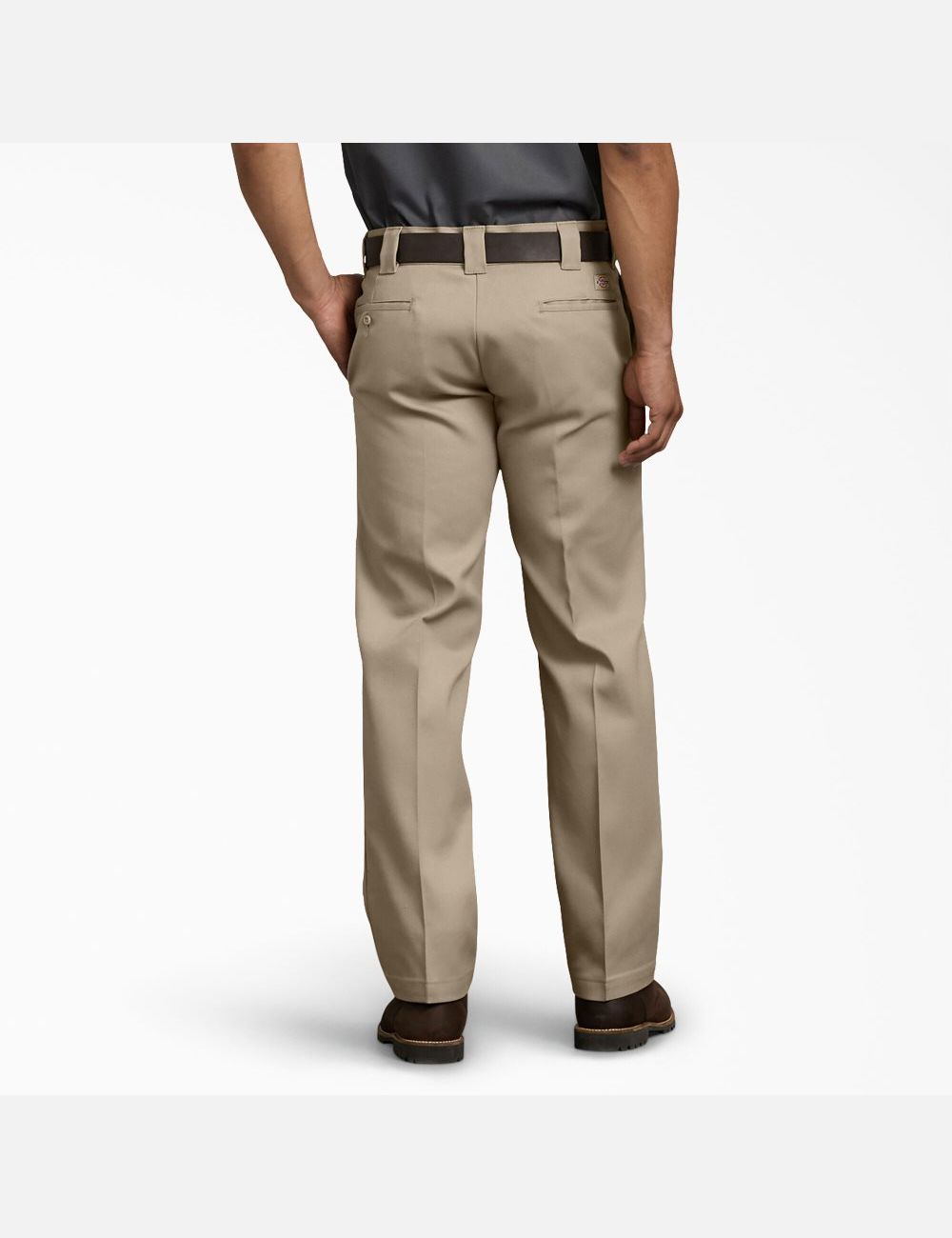 Pantalones De Trabajo Dickies FLEX Slim Fit Directo Leg Hombre Marrones | 5306814-QA