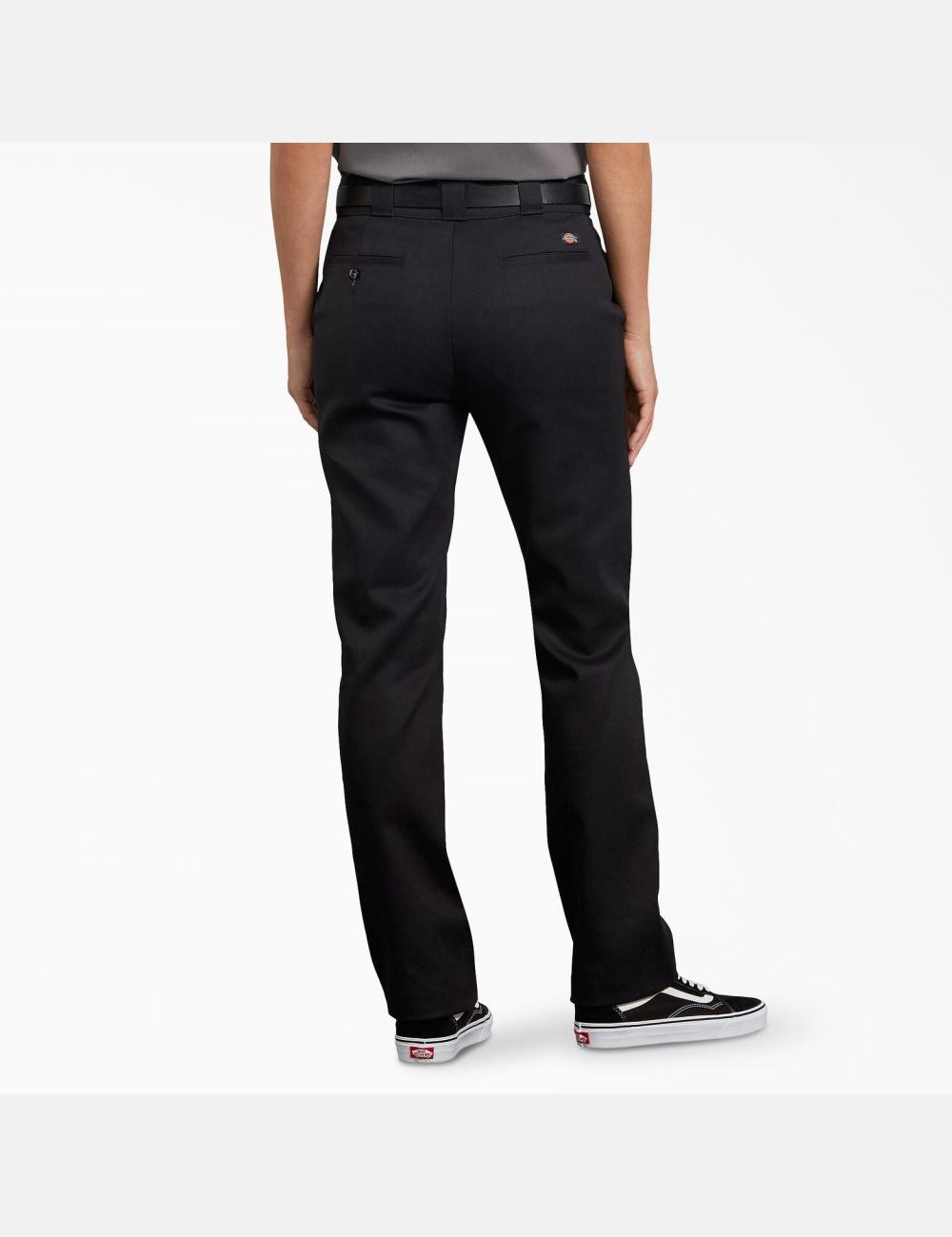 Pantalones De Trabajo Dickies FLEX Slim Fit Mujer Negras | 7451308-CM