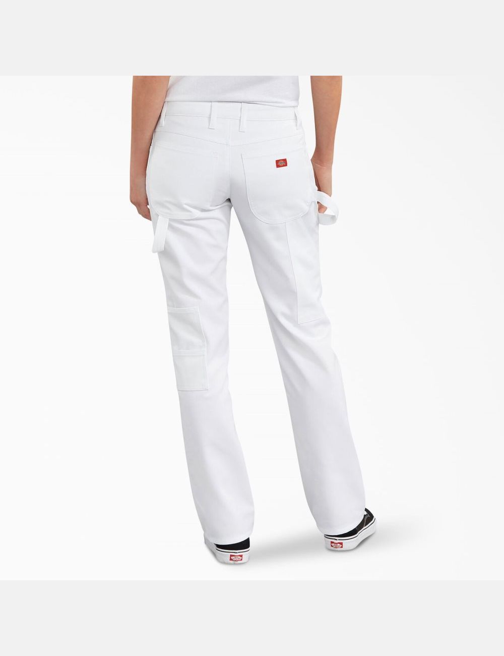 Pantalones De Trabajo Dickies FLEX Utility Painters Mujer Blancas | 8742351-GN