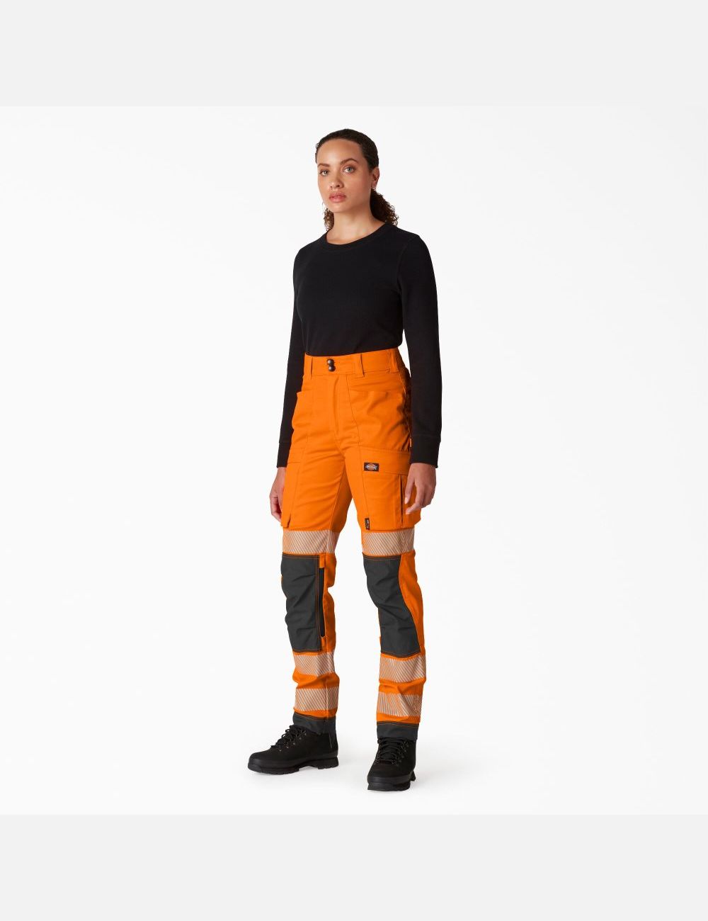 Pantalones De Trabajo Dickies Hi Vis Performance Mujer Naranjas | 6739058-QA