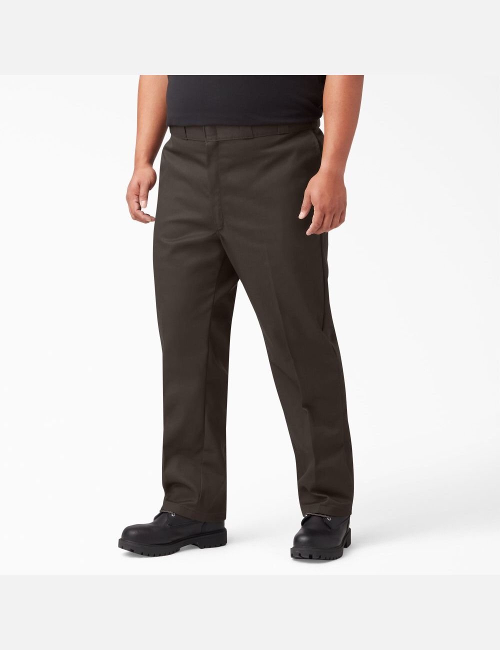 Pantalones De Trabajo Dickies Original 874 Hombre Marrones Oscuro | 5470936-LW