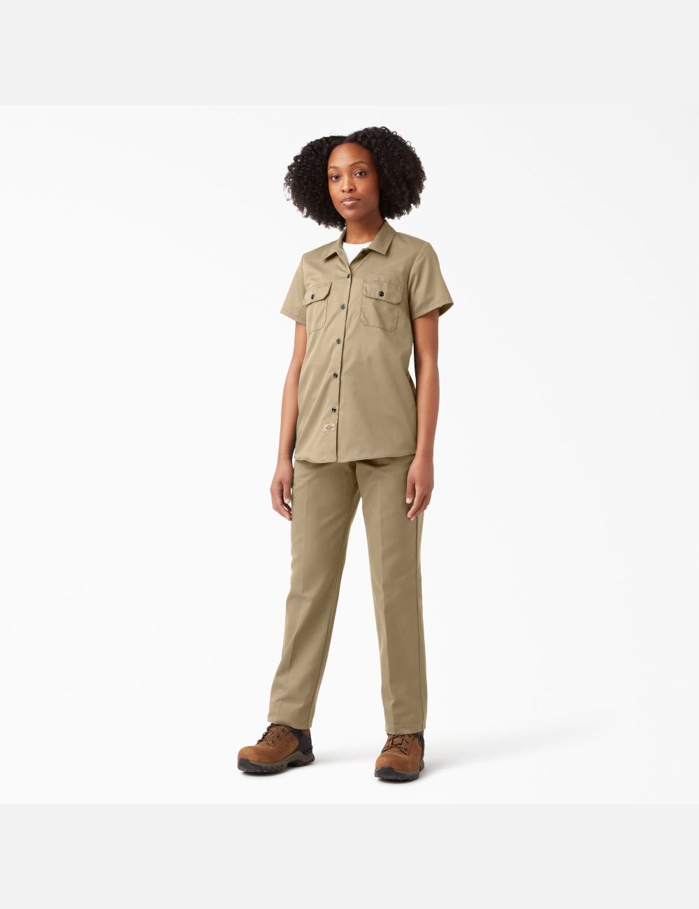 Pantalones De Trabajo Dickies Original 874 Mujer Kaki | 7123405-EW