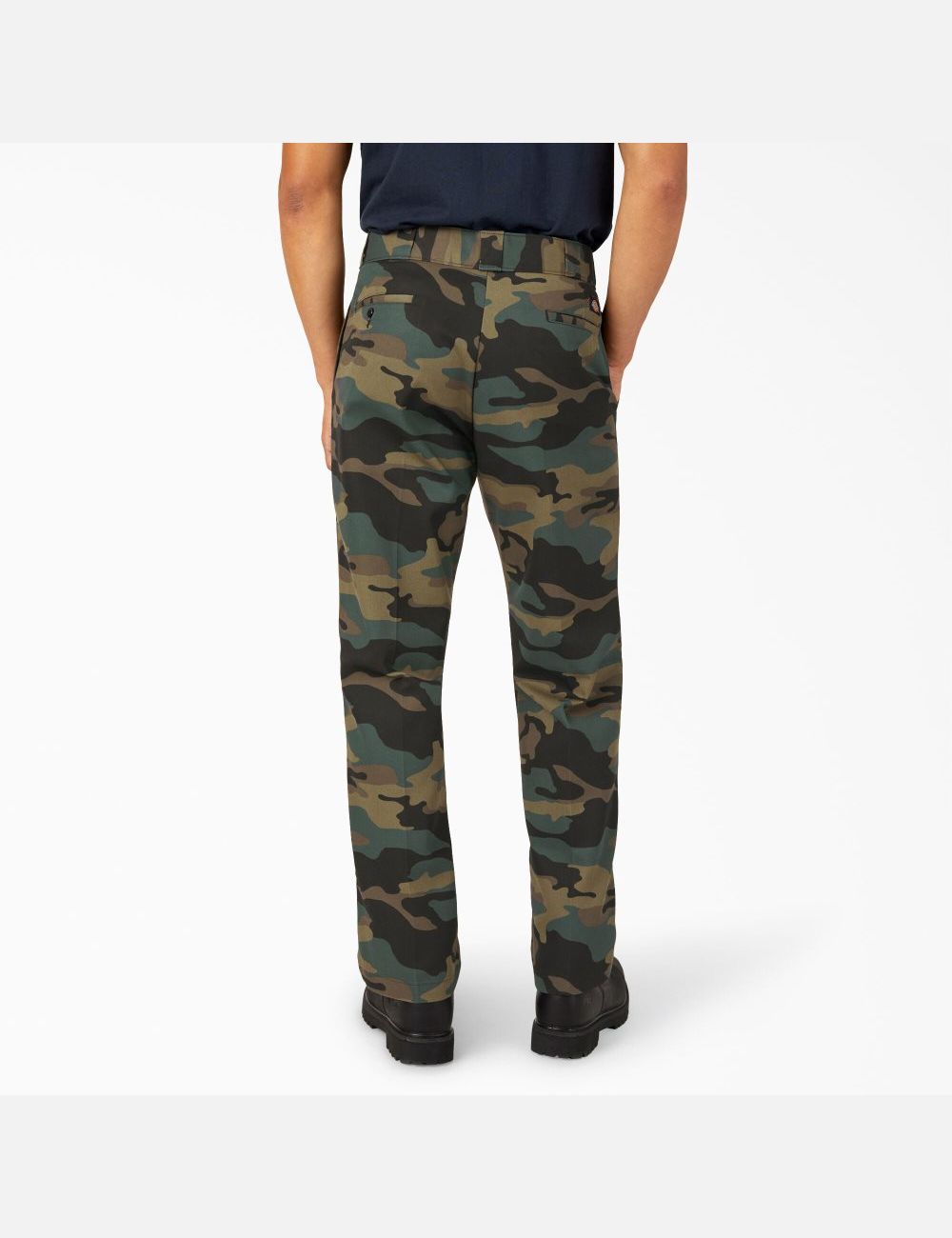 Pantalones De Trabajo Dickies Original 874 Hombre Verde Camuflaje | 8647302-PQ