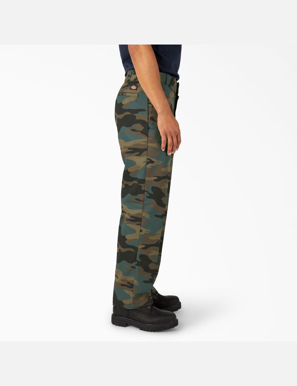 Pantalones De Trabajo Dickies Original 874 Hombre Verde Camuflaje | 8647302-PQ