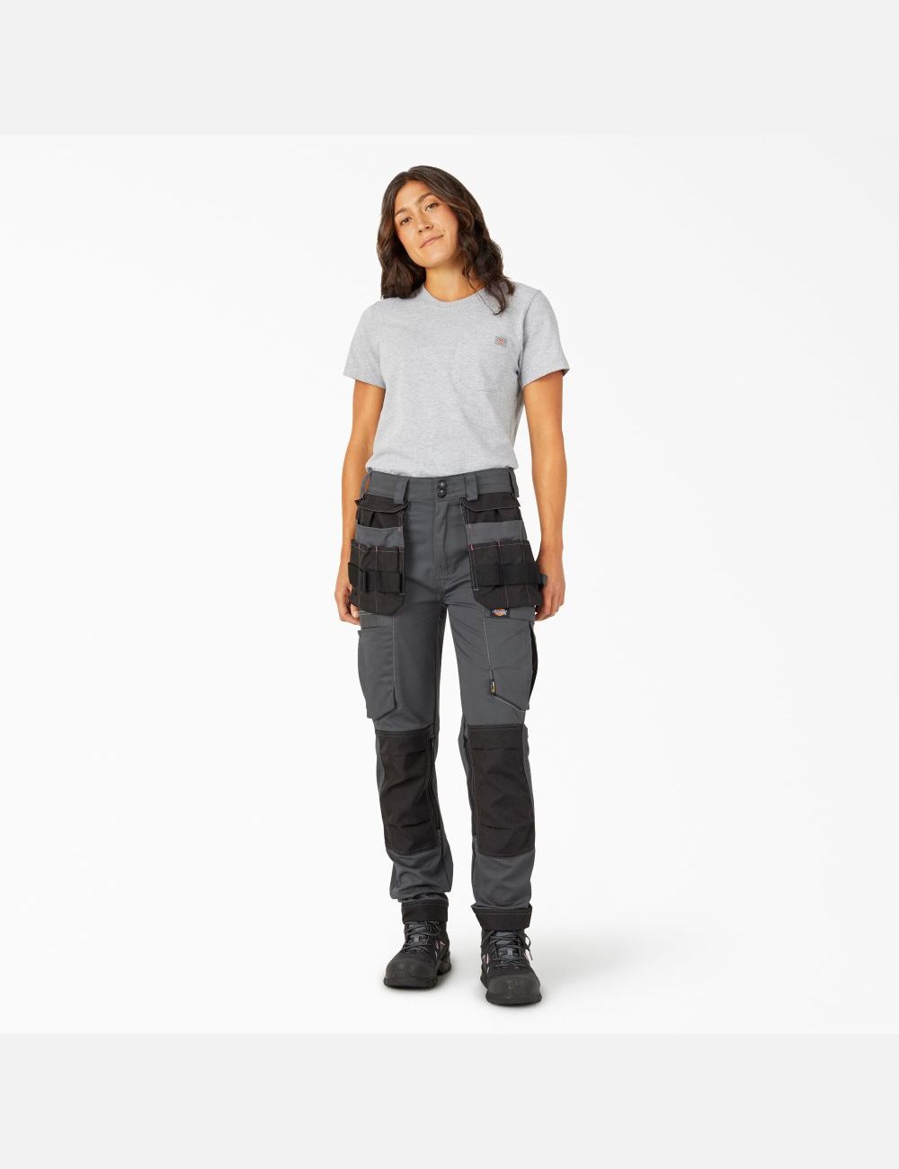 Pantalones De Trabajo Dickies Performance Mujer Gris Oscuro | 1023456-VT