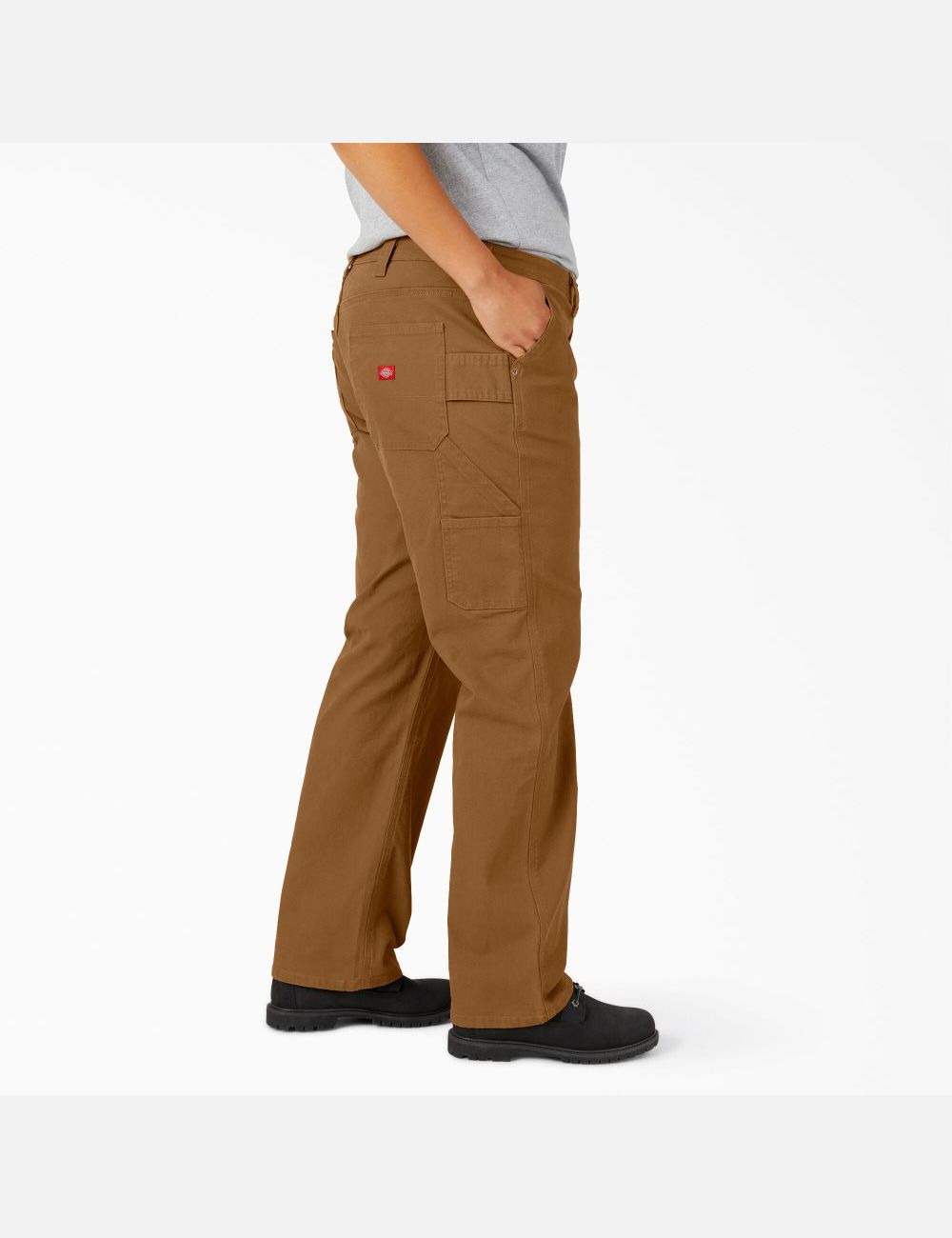 Pantalones De Trabajo Dickies Plus Duck Carpenter Mujer Marrones | 6210843-FZ