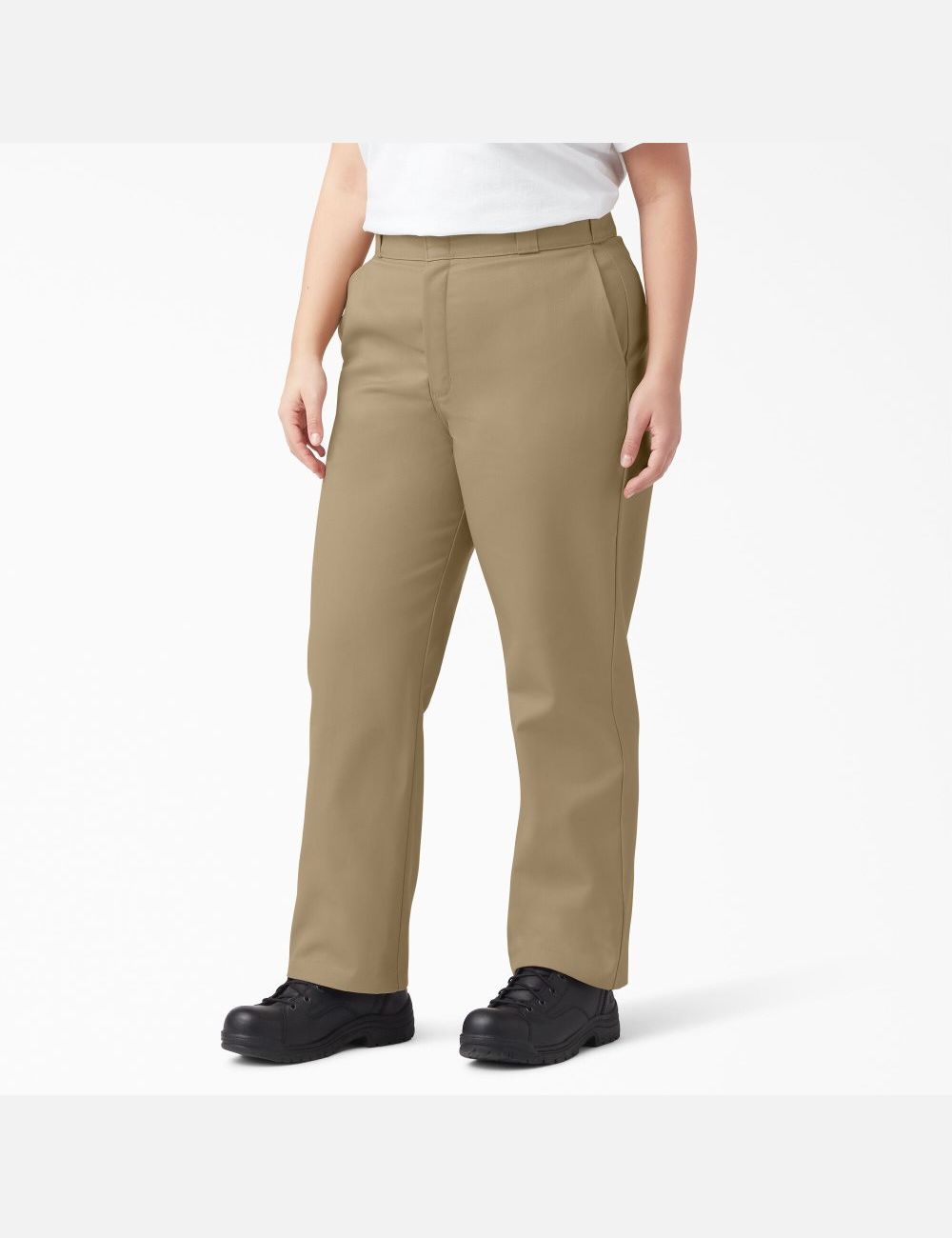 Pantalones De Trabajo Dickies Plus Original 874 Mujer Kaki | 1760253-HW