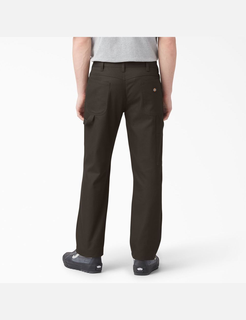 Pantalones De Trabajo Dickies Regular Fit Duck Carpenter Hombre Chocolate Marrones | 0963728-GY