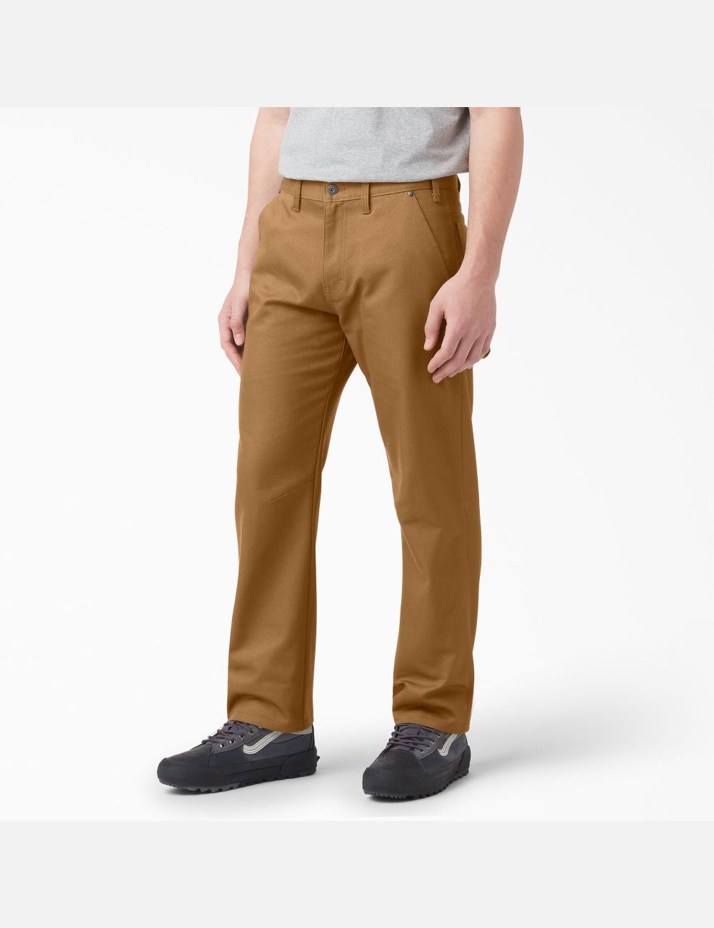 Pantalones De Trabajo Dickies Regular Fit Duck Carpenter Hombre Marrones | 2841679-YV