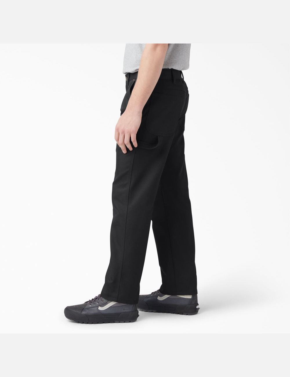 Pantalones De Trabajo Dickies Regular Fit Duck Carpenter Hombre Negras | 4782610-HA