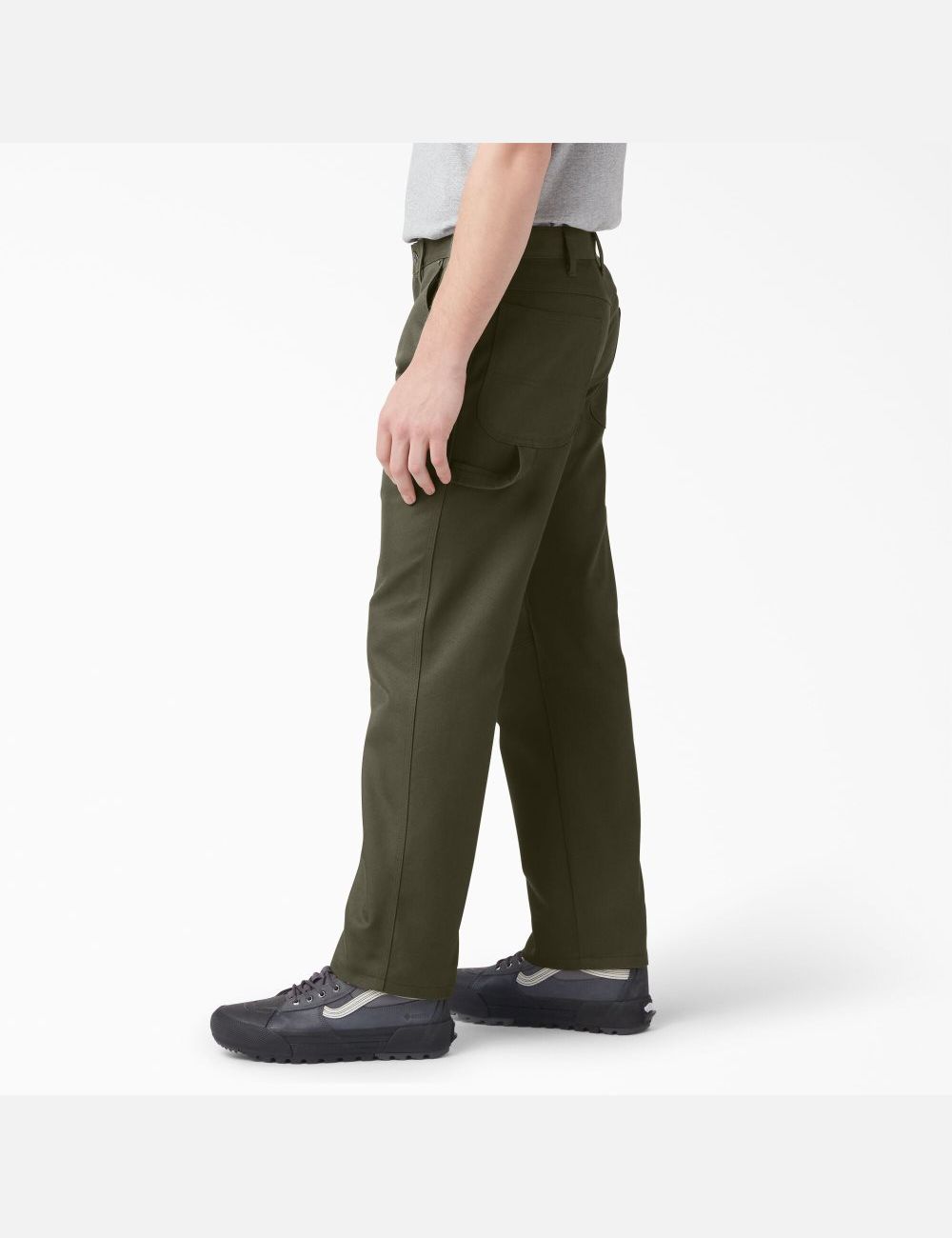 Pantalones De Trabajo Dickies Regular Fit Duck Carpenter Hombre Verde | 5291736-LJ