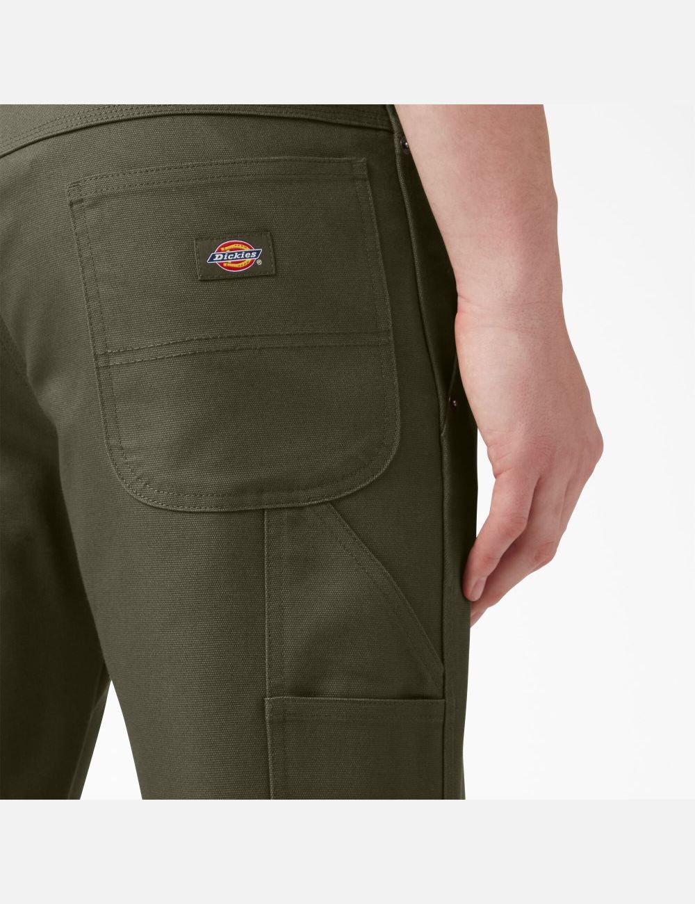 Pantalones De Trabajo Dickies Regular Fit Duck Carpenter Hombre Verde | 5291736-LJ