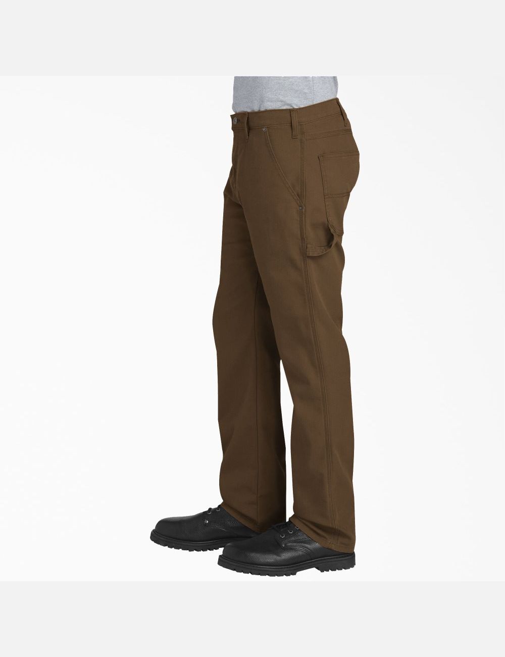 Pantalones De Trabajo Dickies Regular Fit Directo Leg Duck Carpenter Hombre Marrones | 7394201-TK