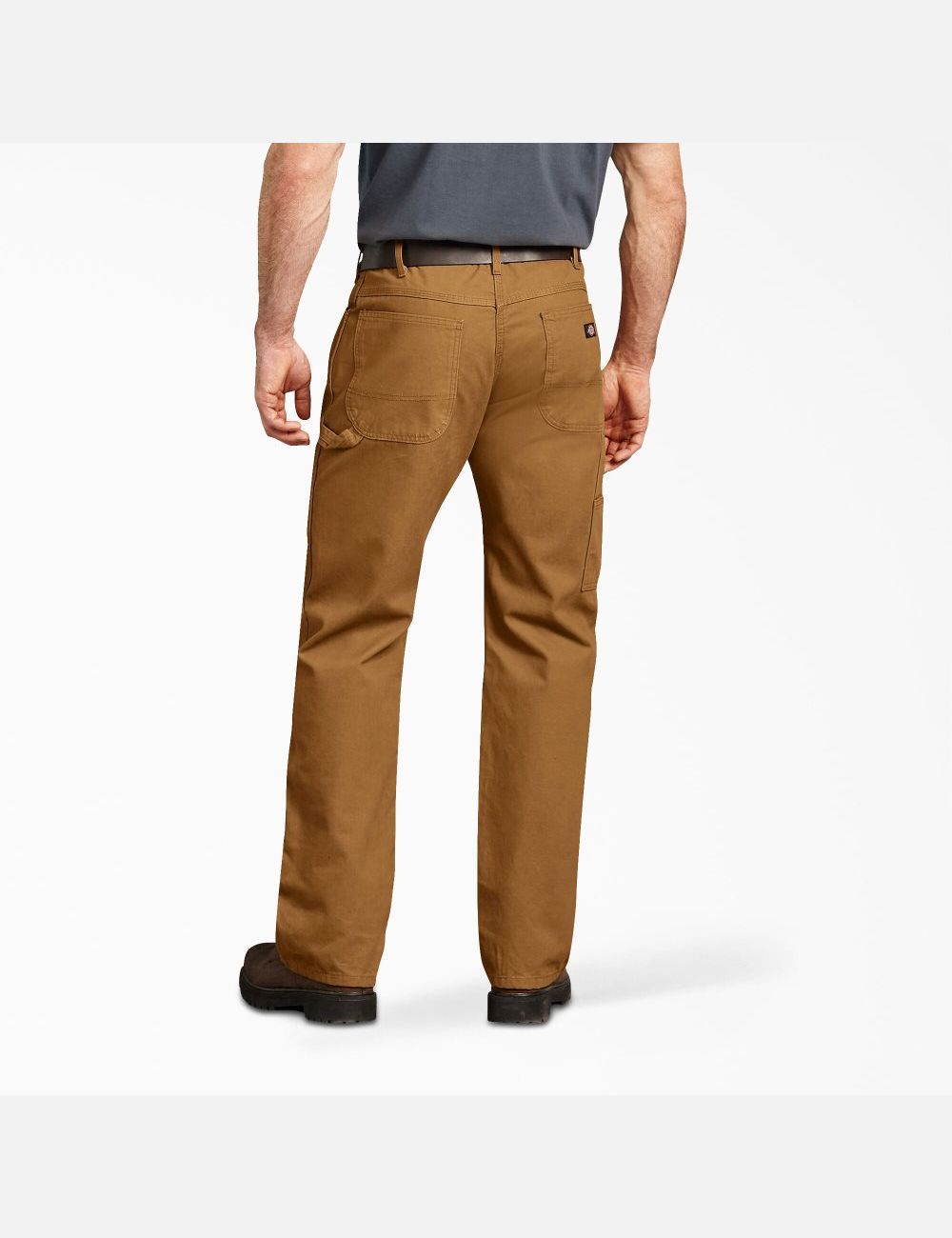 Pantalones De Trabajo Dickies Relaxed Fit Directo Leg Duck Carpenter Hombre Marrones | 3120475-GK