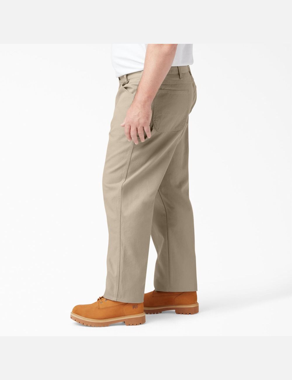 Pantalones De Trabajo Dickies Relaxed Fit Directo Leg Heavyweight Duck Carpenter Hombre Marrones | 4203817-VS