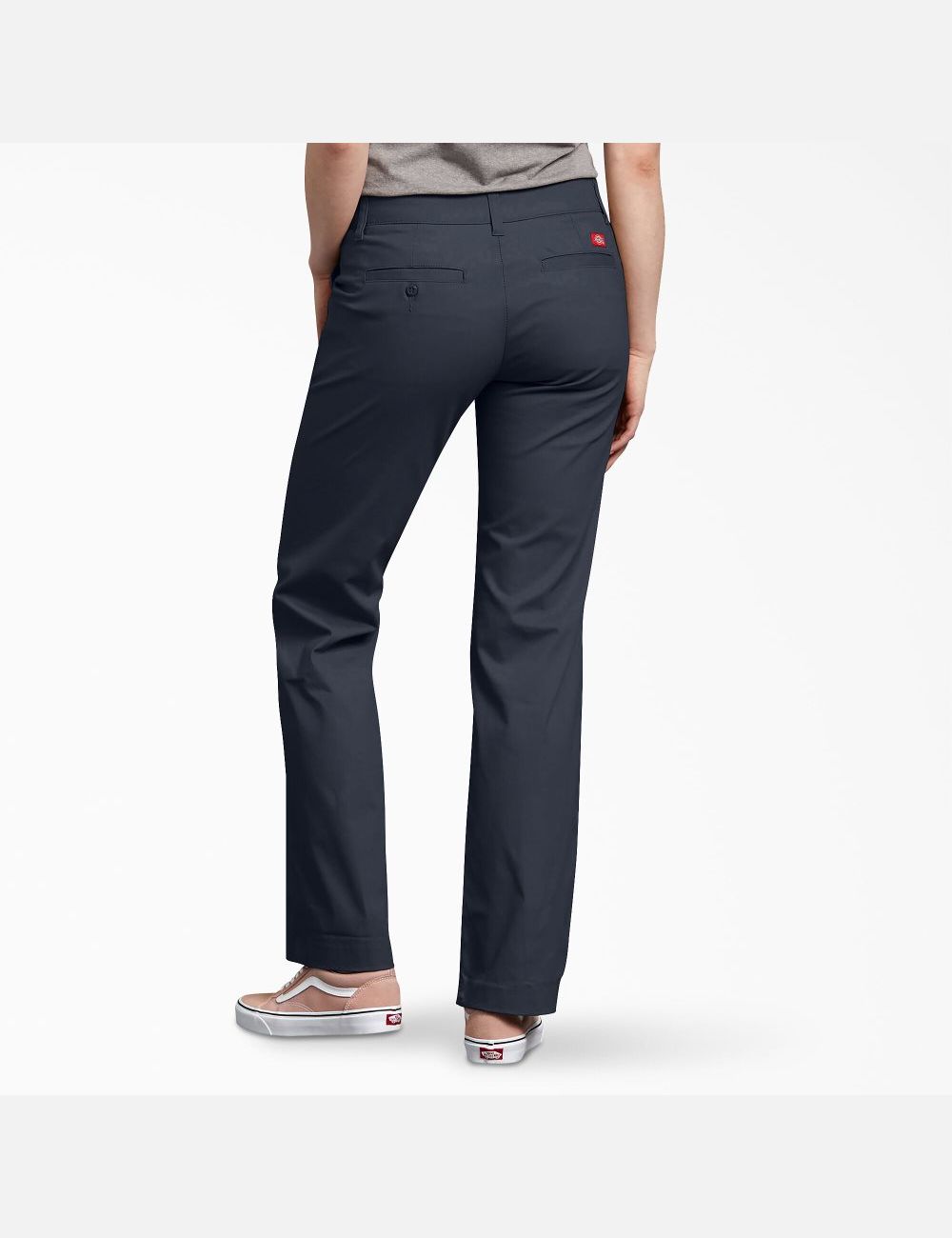 Pantalones De Trabajo Dickies Relaxed Fit Directo Leg Mujer Azul Marino | 5619820-TB