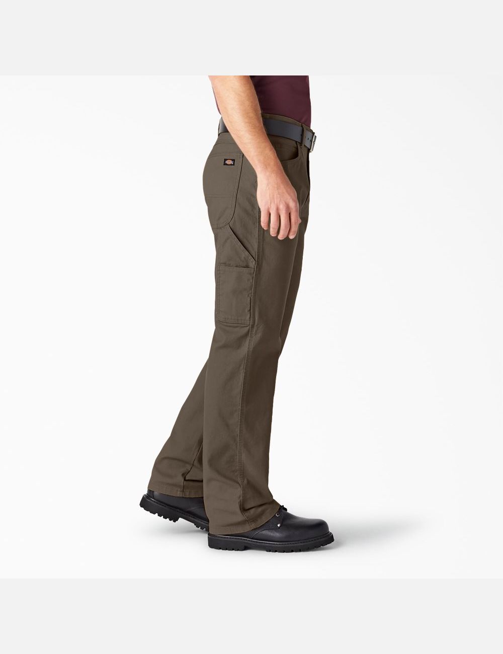 Pantalones De Trabajo Dickies Relaxed Fit Directo Leg Heavyweight Duck Carpenter Hombre Marrones Claro | 6189023-EL