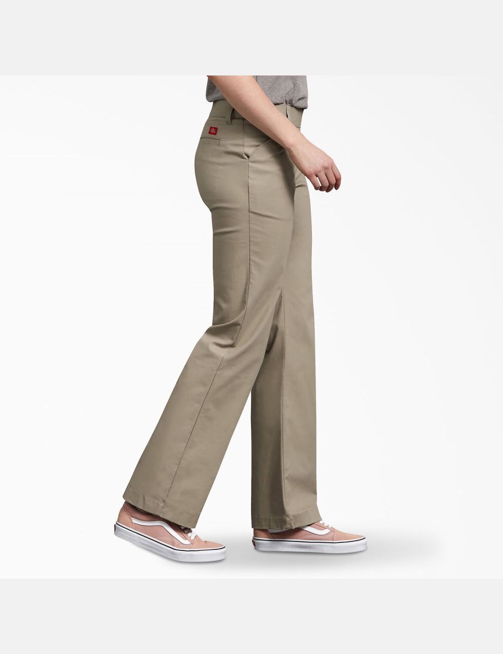 Pantalones De Trabajo Dickies Relaxed Fit Directo Leg Mujer Marrones | 7286054-NQ