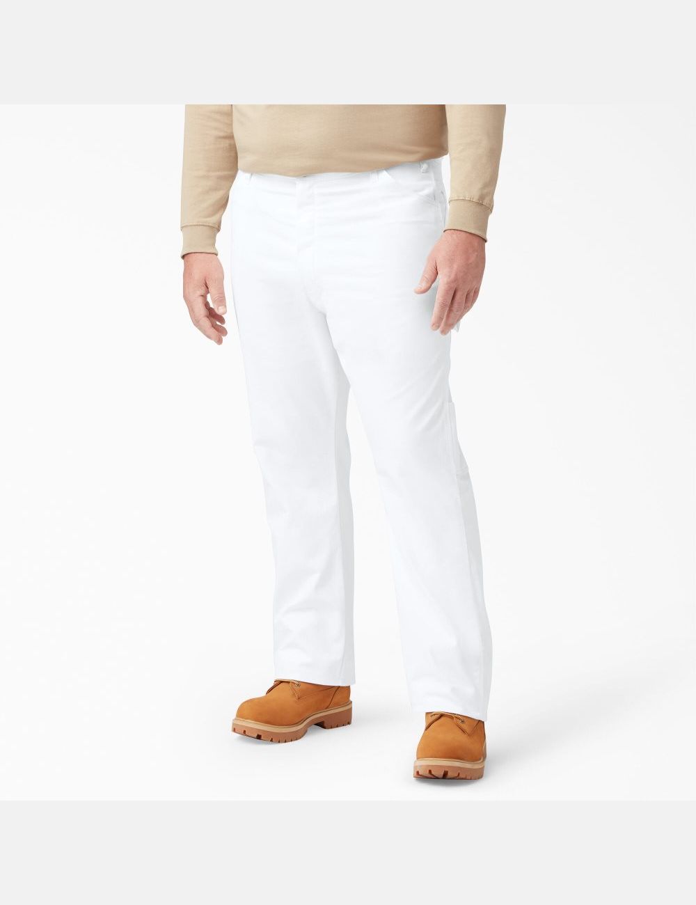 Pantalones De Trabajo Dickies Relaxed Fit Directo Leg Painters Hombre Blancas | 8106593-XQ