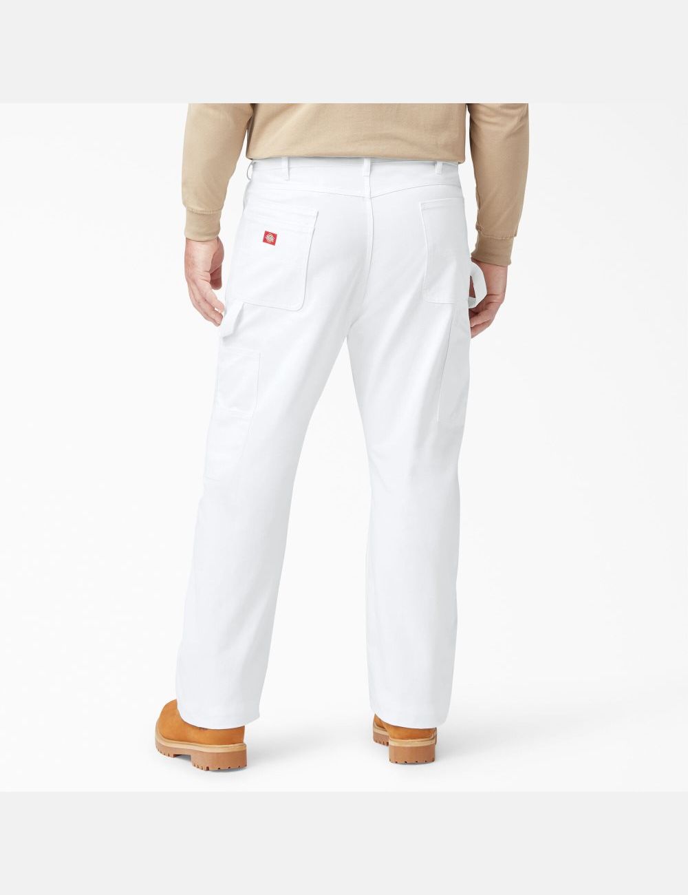 Pantalones De Trabajo Dickies Relaxed Fit Directo Leg Painters Hombre Blancas | 8106593-XQ