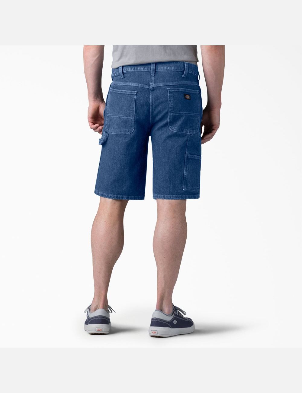 Pantalones Dickies Active Cintura Denim Carpenter Shorts Hombre Indigo Azules | 1279563-RP