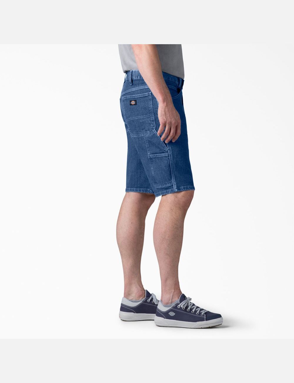 Pantalones Dickies Active Cintura Denim Carpenter Shorts Hombre Indigo Azules | 1279563-RP